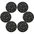 thumbnail image 3 of GZHJMY Halloween Spider Round Placemats Set of 6, Non-Slip Table Mats Washable Heat Resistant Place Mats for Kitchen Dining Table Home Decor,15.4 Inch, 3 of 7