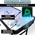 thumbnail image 4 of PartyLife 54-Inch Arcade Air Hockey Table – Fold & Store Leg Design, Smooth Playing Surface, Powerful Motor – Perfect for Kids & Adults, 4 of 6