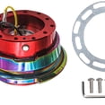 thumbnail image 3 of Adaptador de buje de liberación rápida para volante Universal Quick Release rojo kusrkot Rueda de liberación rápida, 3 of 8