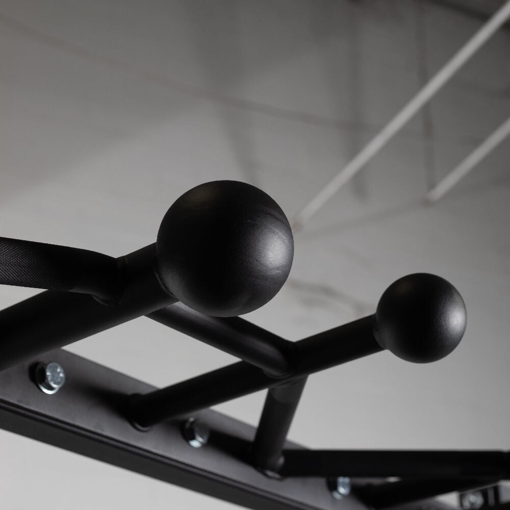 Titan Fitness Sphere Pull-Up Bar Fits T-3, X-3, TITAN Series Racks, Rated 440 LB, Multi-Grip Rack Mounted Training Station