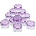 thumbnail image 3 of OULII 12Pcs Refillable Plastic Cream Containers with Wide Mouth for Convenient Daily Use, 3 of 5