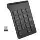thumbnail image 1 of 18 Keys 2.4GHz Mini USB Numeric Keypad Wireless Black, 1 of 5