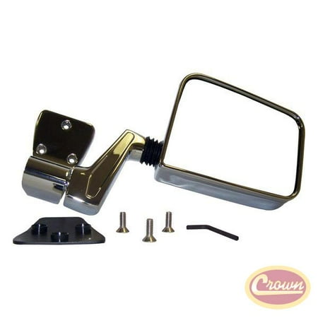 Left Mirror Arm - Crown Automotive 82201773C CAS82201773C LEFT SIDE MIRROR AND ARM, CHROME