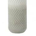 thumbnail image 5 of LuxenHome Set of 2 Gray and White Metal Bottle Vases, 5 of 10