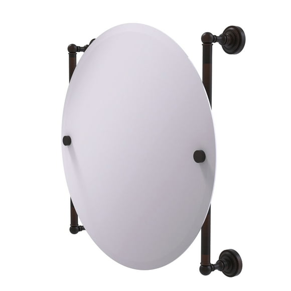 Miroir Rond Sans Cadre Monté sur Rail Dottingham Collection