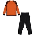 thumbnail image 3 of TiaoBug Kids Boys Padded Soccer Goalie Shirts Goalkeeper Jersey and Sweatpants Football Training Set Orange 11-12, 3 of 6