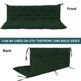 thumbnail image 5 of Outdoor Swing Cushions, Waterproof Bench Cushion 2-3 Seater, hickened Bench Cushion with Ties for Patio,Backyard,Garden and Lawn, 5 of 8