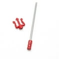 thumbnail image 5 of Industrial Barbell Trident Design 14G Industrial Piercing Barbells, 5 of 9