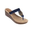 thumbnail image 1 of Grendha Women's Tribal Platform Sandal (Blue;Size 9), 1 of 2