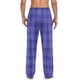 thumbnail image 5 of Pantalones de pijama largos para hombre, informales, con estampado a cuadros, holgados, deportivos, elásticos, rectos, vintage, con bolsillos, 5 of 6
