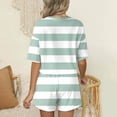 thumbnail image 4 of MAIHAN Outfits for Women Summer Clothing Sets Shirt Tops Shorts Clothes Sets Shorts Set 2 Piece Outfit Cotton Outfits Sets, 4 of 7