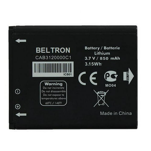 New BELTRON Replacement Battery for Alcatel OT-880a aVengeance CAB3120000C1