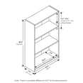 thumbnail image 4 of Furinno JAYA Book Shelf, 3-Tier Bookshelf, Bookcase with Adjustable Shelves, 9.5 x 24.5 x 40.3, for Living Room, Bedroom, Home Office, Darkwood, 4 of 5