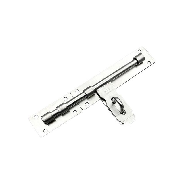 4x Pestillo De Seguridad Para Puerta, Pestillo De Barril Para Almacén Doméstico, Plateado, 19cm Macarena Pestillo de puerta con perno corredizo