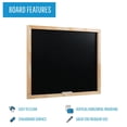 thumbnail image 3 of Pizarra MasterVision con marco de madera de pino, 60 x 90 cm, 3 of 8