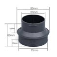 thumbnail image 2 of 60mm-75mm Parking Heater Ducting Reducer Connector Heater Duct Pipe Reducer Adapter Converter For E Banmo, 2 of 5