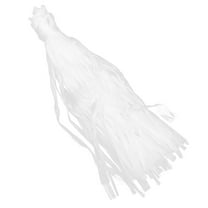 unbranded  100 Pcs Mesh Pouches Reusable Grocery Bags Produce Crab Packaging Supplies White