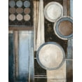 thumbnail image 2 of Poloson, Kimberly 15x18 Black Ornate Wood Framed with Double Matting Museum Art Print Titled - Blue Notes II, 2 of 4