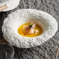 thumbnail image 3 of CIMAXIC White Deep Ceramic Pasta Plate - , Break-Resistant, Smooth Finish for Home and Kitchen Use, 3 of 6