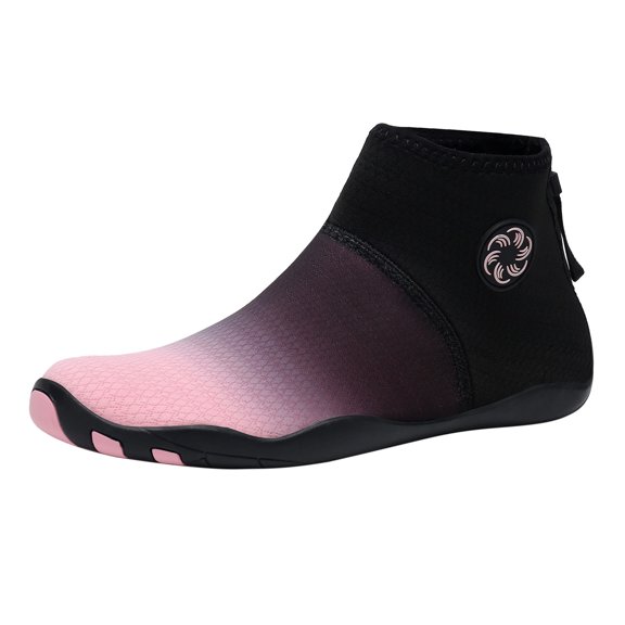 NOKIO Kids Gradient Color Water Shoes Boys Girls High Top Outdoor Beach Water Socks Summer Athletic Quick-Dry Swimming Pool Sandals Nonslip Swimming Shoes For Kids