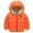 Orange, variant on Newborn Kid Down Jacket Warm Hooded Outwear Long Sleeve Coat Clothes