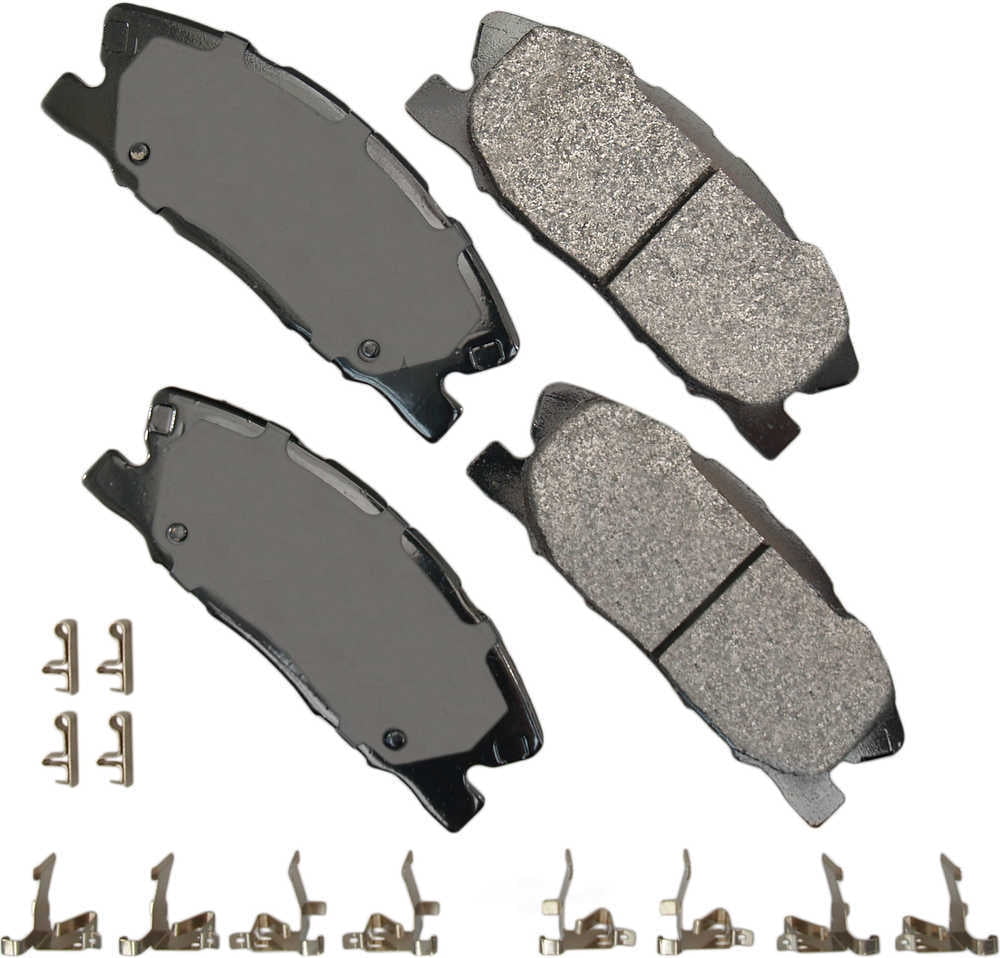 Akebono SDF1767 Severe Duty Ultra Premium Disc Brake Pad Kit
