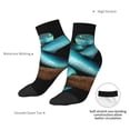 thumbnail image 6 of Rocae Blue Viper Snake for Premium Adult Socks,Comfortable, Breathable, and Durable Socks, Perfect for Everyday Wear, 6 of 7