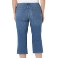 thumbnail image 2 of Lee Womens Relaxed Fit Capris 10 Light wash, 2 of 5