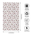 thumbnail image 2 of Fotbe Cherry Berries Toalla Premium con Patrón, Toalla de Microfibra de Secado Rápido, Ligera y Altamente Absorbente (27.5x16in), Ideal para Uso Diario, 2 of 6