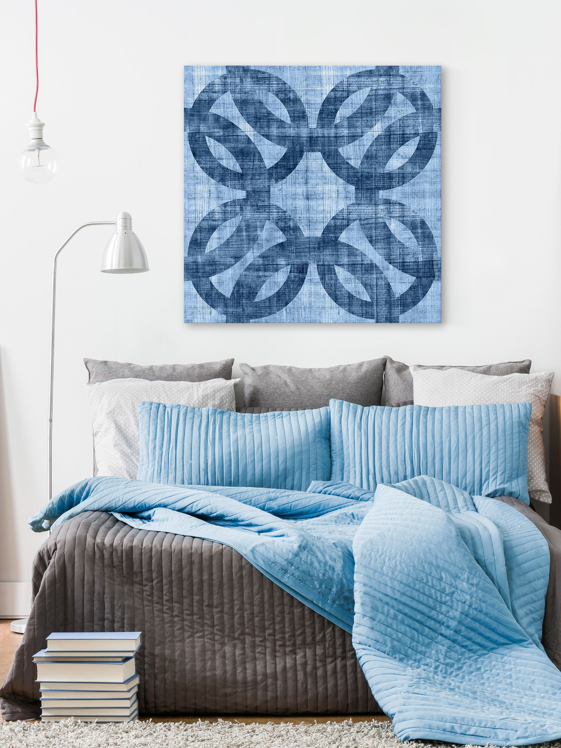 "Ring Connections" Painting Print on Wrapped Canvas
