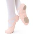 thumbnail image 2 of Ballet Shoes for Women Girls, Ballet Slipper Dance Shoes Stretch Canvas for Toddler Kids Adults, 2 of 6