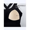 thumbnail image 5 of RUNNING GIRL Women’s Workout Tank Top with Built-in Sports Bra, Criss Cross Back Yoga Crop Tank for Gym Fitness, 5 of 6