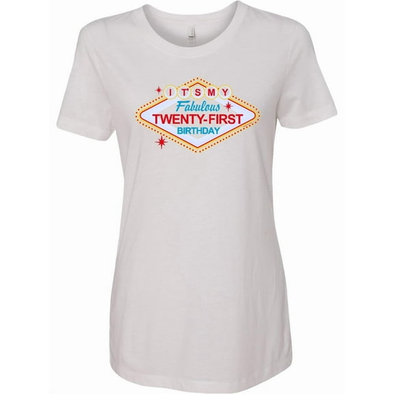 Inktastic Las Vegas 21st Birthday Women's T-Shirt