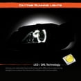 thumbnail image 3 of AKKON - Fits 2014 2015 2016 2017 2018 2019 2020 Chevy Impala Sedan [HID/Xenon Non-AFS Type] Projector Black Headlight Driver Left Side, 3 of 7