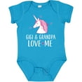 thumbnail image 3 of Inktastic Gigi and Grandpa Love Me Unicorn Grandchild Girls Baby Bodysuit, 3 of 5