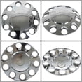 thumbnail image 6 of PET-U 1-Pair Chrome Front Wheel Covers Hub Axle Semi Plastic ABS Pair 33mm Nut Covers, 6 of 7