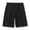 Black, variant on Men's Knited Cotton Pockets, Pull on Jersey Gym Shorts, 7" Athletic Shorts Big and Tall Size M-5XL Dark Gray