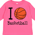 thumbnail image 4 of Inktastic I Heart Basketball Boys or Girls Long Sleeve Toddler T-Shirt, 4 of 5