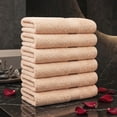 thumbnail image 2 of Ample Decor Bathroom Hand Towels 100% Cotton 18X28 inch -6pc Beige, 2 of 6