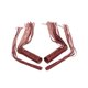 thumbnail image 1 of Riwesomey 4 piezas de cuero motocicleta freno manillar cubierta borla decorativa elegante moto manga accesorios de adorno Accesorios para motos Vino rojo, 1 of 5