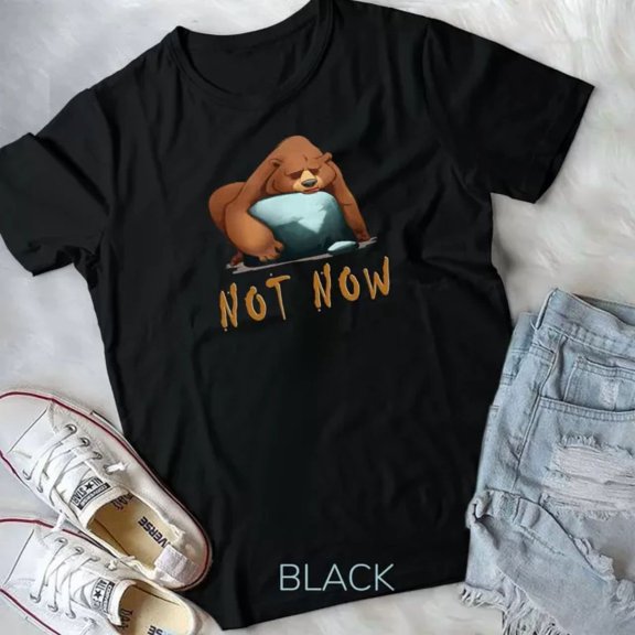 Tee With I May Look Calm But In My Head Lazy Bear T-Shirt Unisex T-Shirt