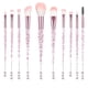 thumbnail image 1 of 10pcs Glitter Makeup Brush Set Bling Foundation Concealer Eye Shadow Eyeliner Blush Lip Blending Brushes Tools Kit for Women Girls, 1 of 3