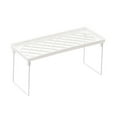 thumbnail image 1 of Étagère de Rangement pour Dortoir Étagère de Présentation de Bureau Étagère de Rangement en Métal Étagère de Rangement pour Dortoir Design Pliable en Métal PP Solide Style Simple Étagère de Présentation de Bureau pour la Maison, 1 of 6