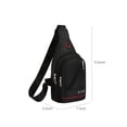 thumbnail image 1 of Bolsas para las Mujeres Bolso Pequeño de Hombro Transversal, Bolso de Viaje de Hombro de Pecho, Bolso de Día Casual, Bolso Transversal, Bolso de Agua de Agujero de Auriculares de Hombres Y Mujeres Bol, 1 of 9