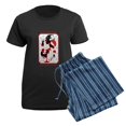 thumbnail image 5 of CafePress - Happy Christmas Krampus Pajamas - Women's Short Sleeve Print T-Shirt and Pants Dark Cotton Pajama Set, 5 of 7