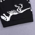 thumbnail image 4 of mgoYE Boys Pajamas Cotton Toddler Clothes Set Planet Dinosaur Short Sleeve Sleepwear 2 Piece Kids Pjs Size 2-7 Years( Black,5-6 Years), 4 of 9