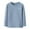 D01-Blue, variant on FYDUU Kids Thermal Underwear Boys Girls Winter Thermal Top Soft Pajama Tops Cozy Long Sleeve Thermal Shirts Solid Color Kids Warm Pullover Fall Warm Clothes