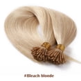 thumbnail image 2 of SEGO I Tip Hair Extensions Human Hair Highlight Remy Straight Ombre Stick Tip Keratin Real Human Hair Extensions, 2 of 8