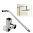 thumbnail image 6 of Stainless Steel Shower Arm Bottom Hose Wall Mounted Shower Head Extension Arm, 6 of 10