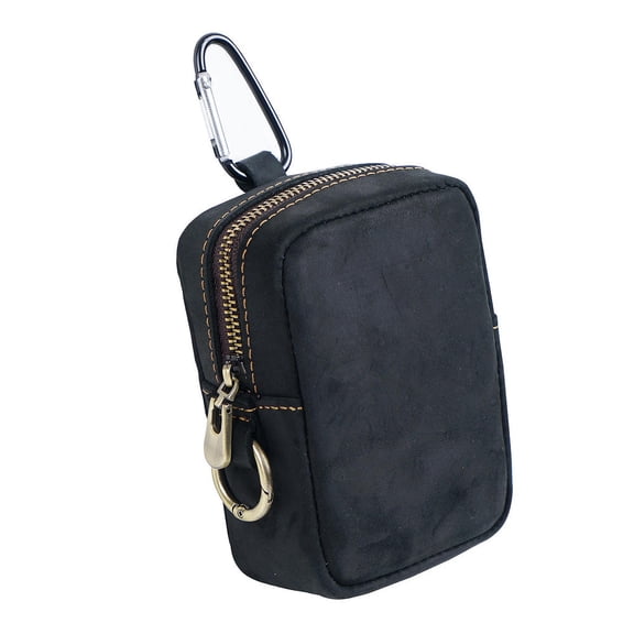 Retro Mini Coin Purse Keychain Wallet Storage Bag Card Bag Belt Waist Bag Running Sports Hanging Bag Leisure Outdoor Bag